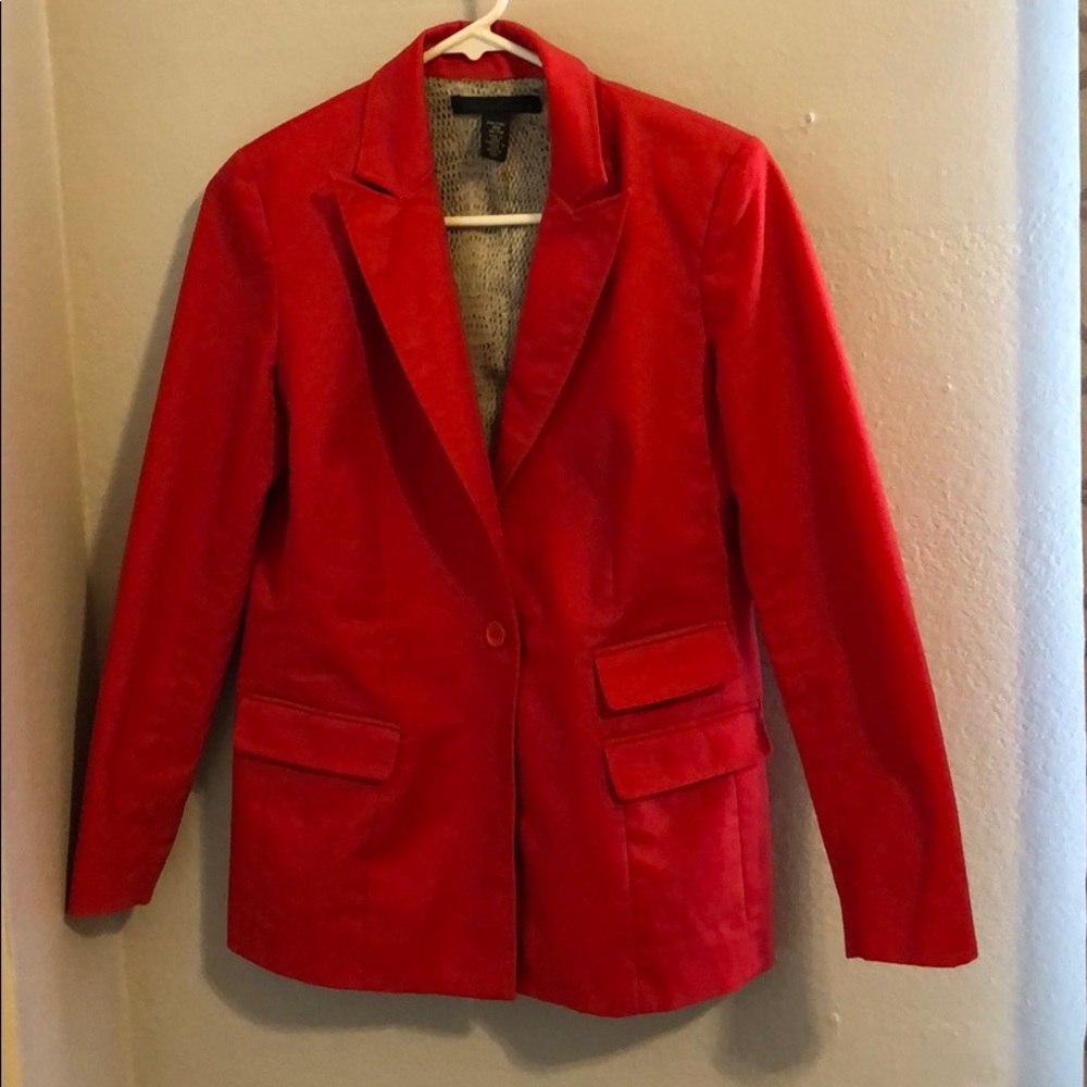 Red-Orange Blazer